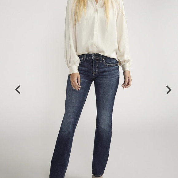 Silver Britt low rise straight jeans - Picture 2 of 7